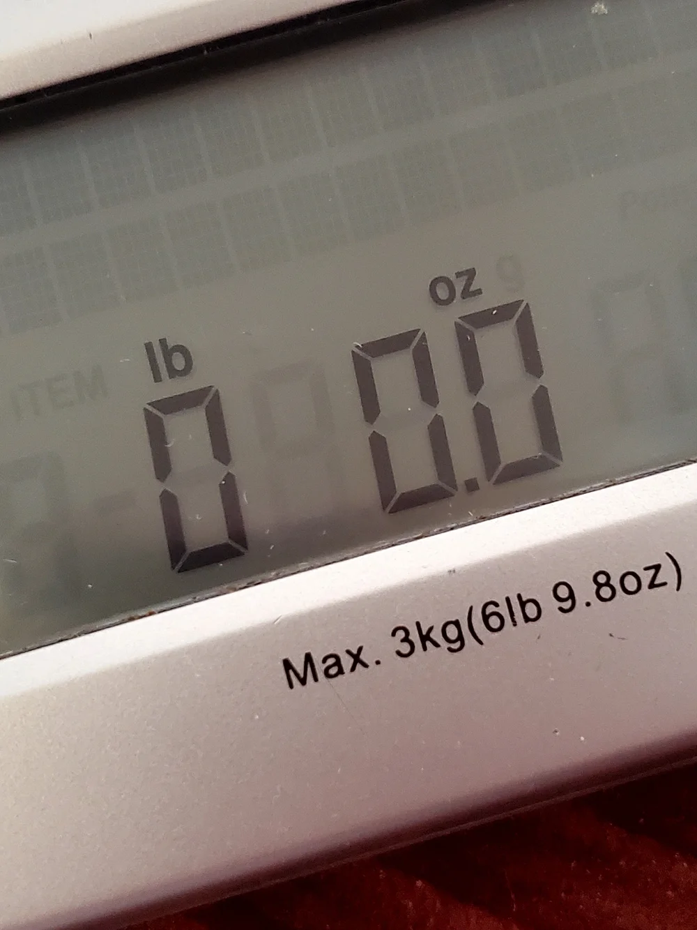 Weight Watchers Vintage White and Silver Digital Kitchen Scale 9